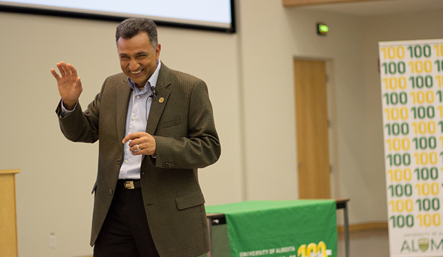Students chose Professor Brian Maraj to deliver this year’s last lecture at University of Alberta. 