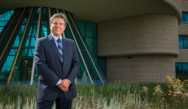 Mark Dockstator is the president of First Nations University.