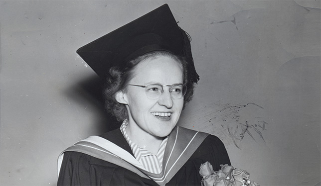 Western professor Mary J. Wright was the first woman to be chair of a major psychology department in Canada. She passed away on April 23, 2014. 