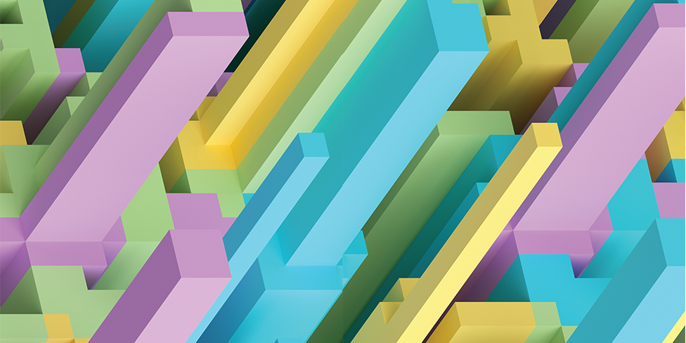 colorful geometric blocks