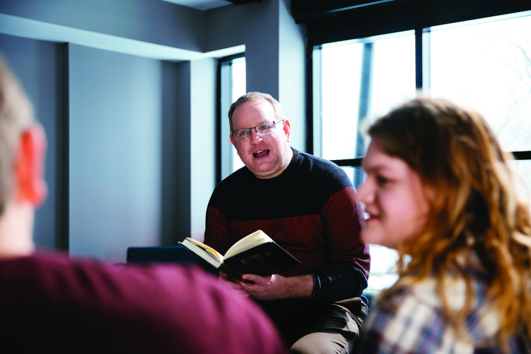 professor in lecture