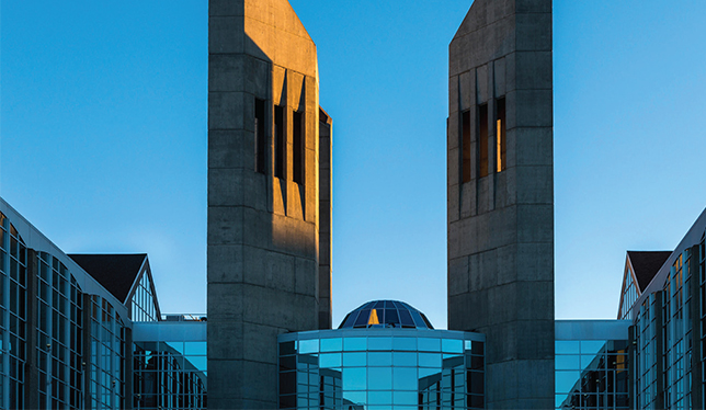 MacEwan University’s signature clocktower picture 2