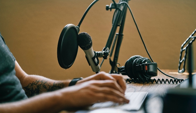 microphone on table